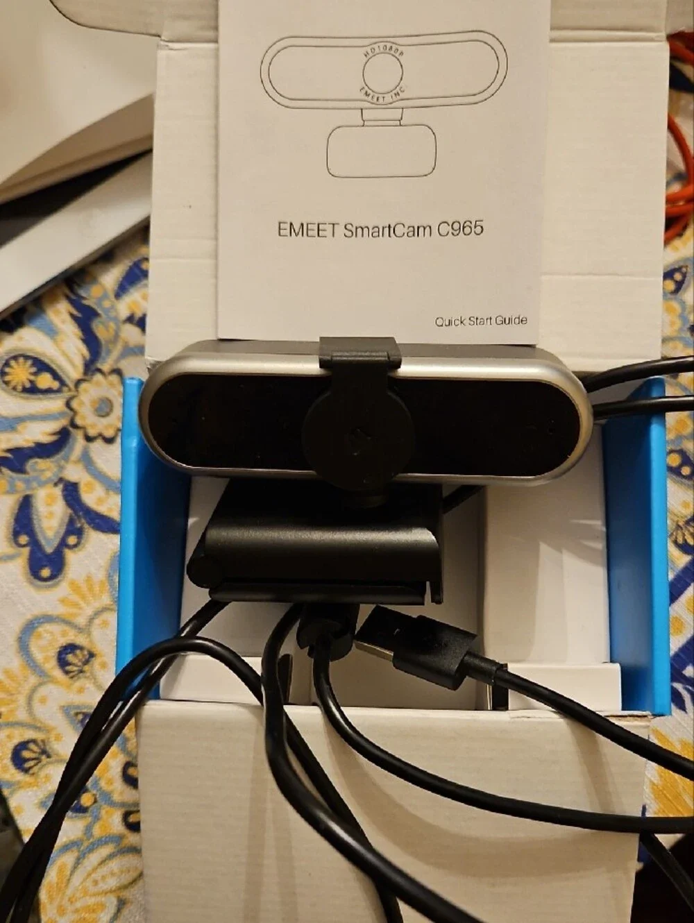 EMEET SmartCam C965 HD 1080P Webcam - Black